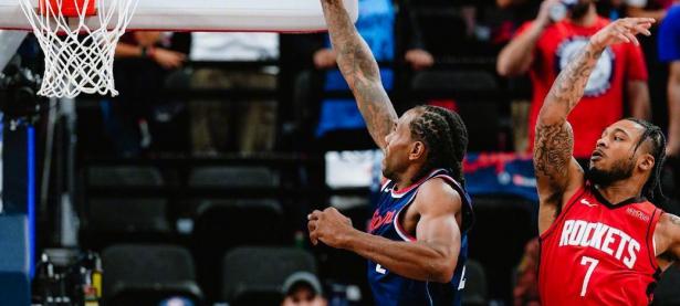 爱游戏官网-快船两连胜，火箭斩获胜利